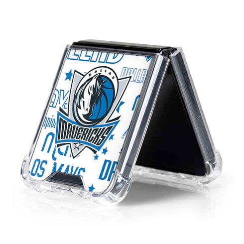 NBA Dallas Mavericks Historic Blast Galaxy Z Flip5 5G Clear Case