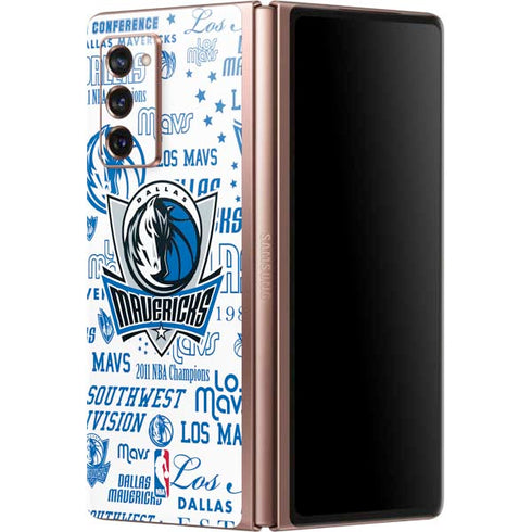 NBA Dallas Mavericks Historic Blast Galaxy Z Fold2 5G Skin