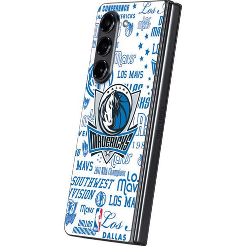 NBA Dallas Mavericks Historic Blast Galaxy Z Fold5 5G Skin