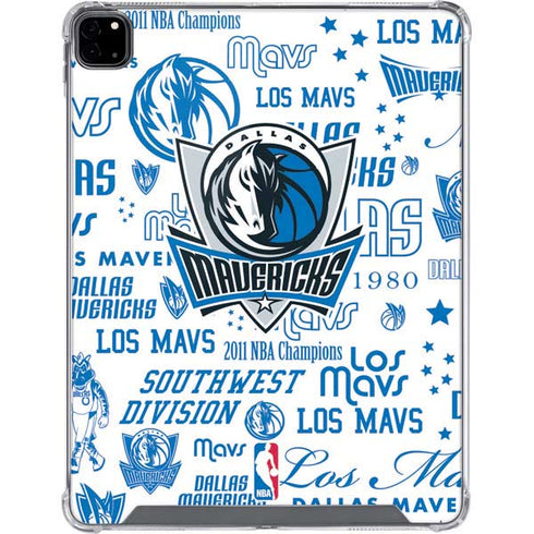 NBA Dallas Mavericks Historic Blast iPad Pro 12.9in (2020) Clear Case