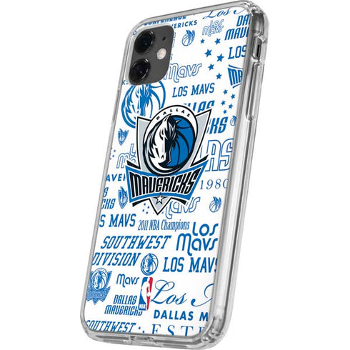 NBA Dallas Mavericks Historic Blast iPhone 11 Clear Case