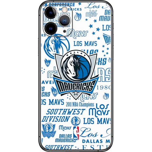 NBA Dallas Mavericks Historic Blast iPhone 11 Pro Skin