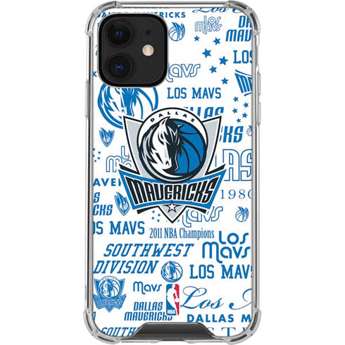 NBA Dallas Mavericks Historic Blast iPhone 12 Clear Case