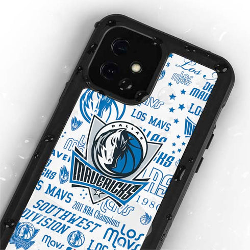 NBA Dallas Mavericks Historic Blast iPhone 12 Mini Waterproof Case