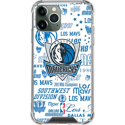 NBA Dallas Mavericks Historic Blast iPhone 12 Pro Clear Case