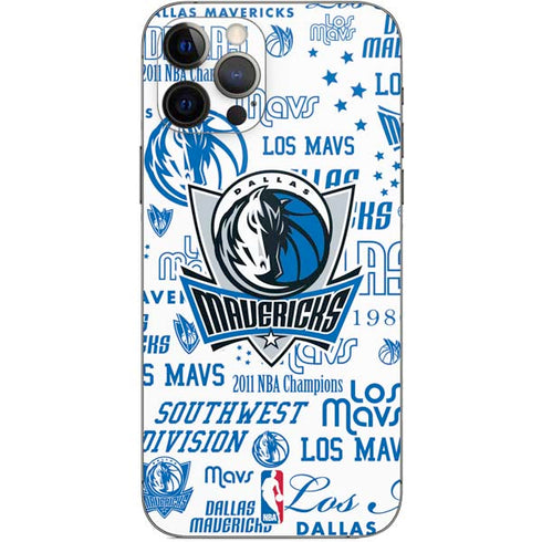 NBA Dallas Mavericks Historic Blast iPhone 12 Pro Skin