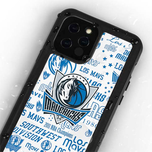 NBA Dallas Mavericks Historic Blast iPhone 12 Pro Waterproof Case