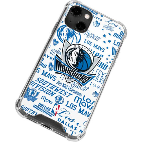 NBA Dallas Mavericks Historic Blast iPhone 13 Clear Case