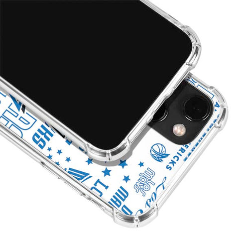 NBA Dallas Mavericks Historic Blast iPhone 13 Mini Clear Case