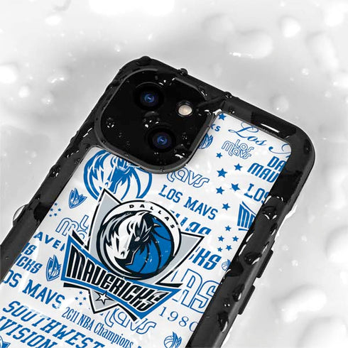 NBA Dallas Mavericks Historic Blast iPhone 13 Mini Waterproof Case