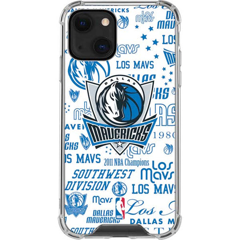 NBA Dallas Mavericks Historic Blast iPhone 14 Plus Clear Case