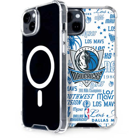 NBA Dallas Mavericks Historic Blast iPhone 15 Plus MagSafe Case