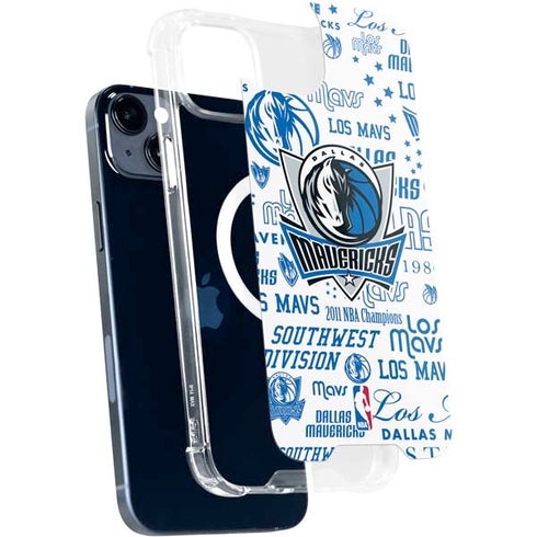 NBA Dallas Mavericks Historic Blast iPhone 15 Plus MagSafe Case