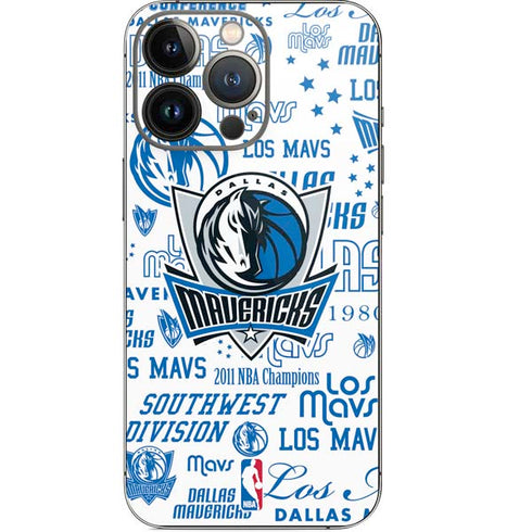 NBA Dallas Mavericks Historic Blast iPhone 15 Pro Skin