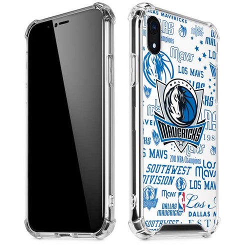 NBA Dallas Mavericks Historic Blast iPhone XR Clear Case