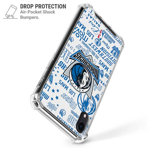NBA Dallas Mavericks Historic Blast iPhone XR Clear Case