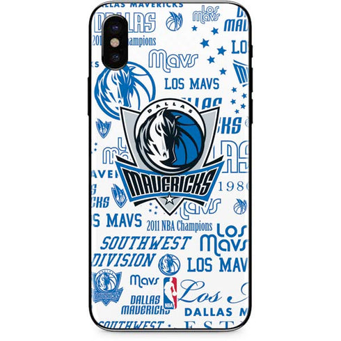 NBA Dallas Mavericks Historic Blast iPhone XS Max Skin