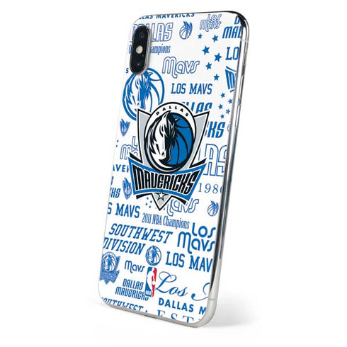 NBA Dallas Mavericks Historic Blast iPhone XS Skin
