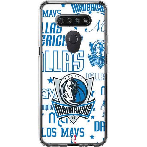 NBA Dallas Mavericks Historic Blast LG K51/Q51 Clear Case