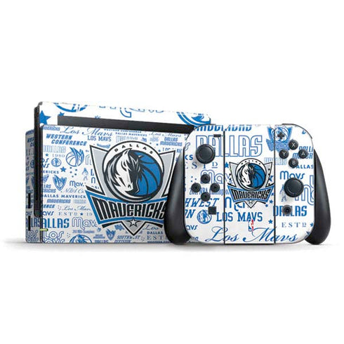 NBA Dallas Mavericks Historic Blast Nintendo Switch Bundle Skin