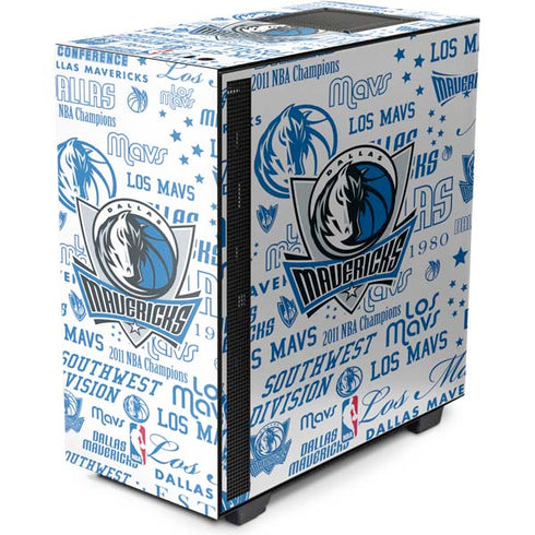 NBA Dallas Mavericks Historic Blast NZXT H510 Compact ATX Mid-Tower Case Skin