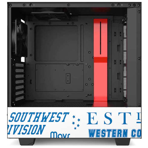 NBA Dallas Mavericks Historic Blast NZXT H510 Compact ATX Mid-Tower Case Skin