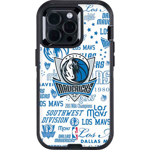 NBA Dallas Mavericks Historic Blast Otterbox Defender iPhone Skin