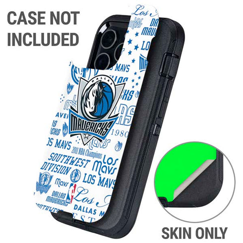 NBA Dallas Mavericks Historic Blast Otterbox Defender iPhone Skin