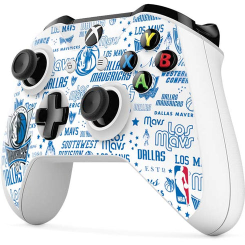 NBA Dallas Mavericks Historic Blast Xbox One S Controller Skin