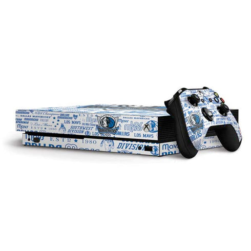 NBA Dallas Mavericks Historic Blast Xbox One X Bundle Skin