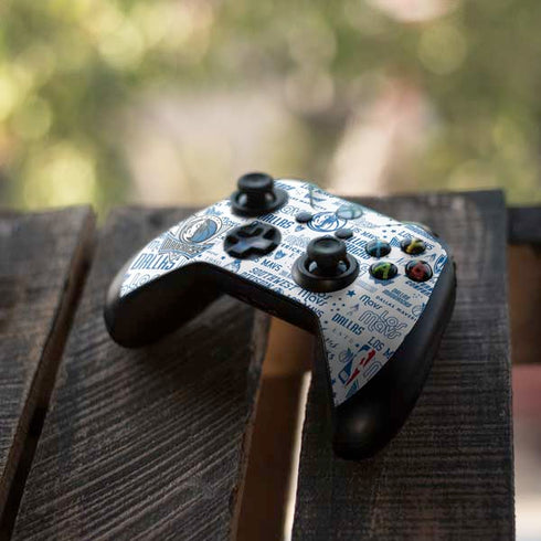 NBA Dallas Mavericks Historic Blast Xbox One X Controller Skin