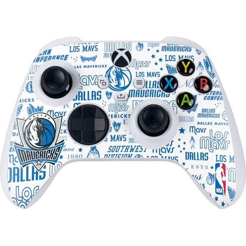 NBA Dallas Mavericks Historic Blast Xbox Series S Controller Skin