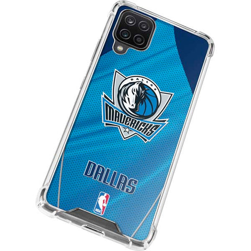 NBA Dallas Mavericks Jersey Galaxy A12 Clear Case
