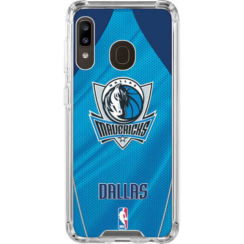 NBA Dallas Mavericks Jersey Galaxy A30 Clear Case