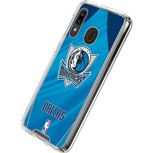 NBA Dallas Mavericks Jersey Galaxy A30 Clear Case