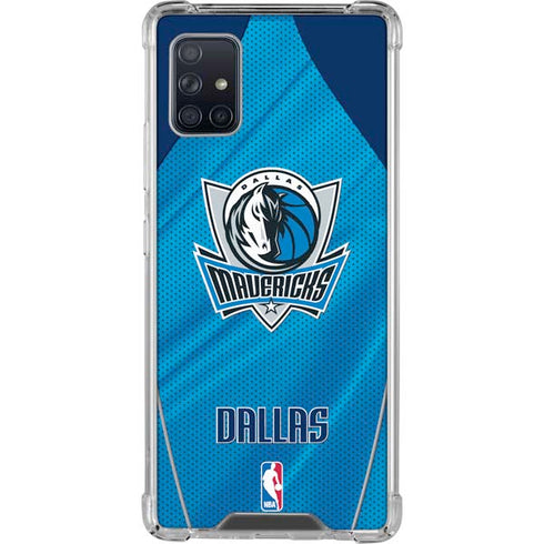 NBA Dallas Mavericks Jersey Galaxy A51 5G Clear Case