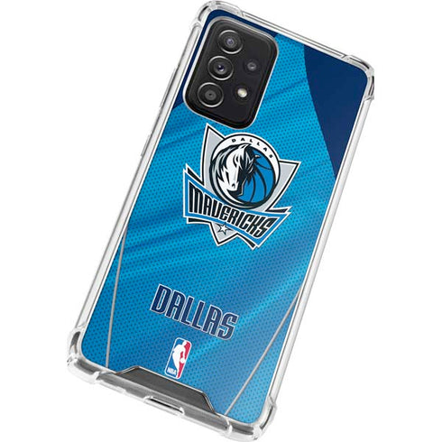 NBA Dallas Mavericks Jersey Galaxy A52 5G Clear Case