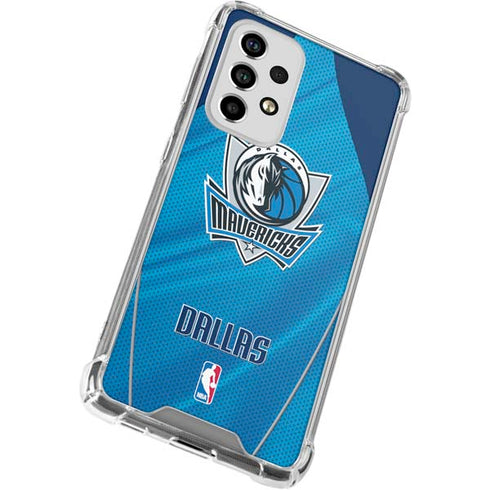 NBA Dallas Mavericks Jersey Galaxy A53 5G Clear Case