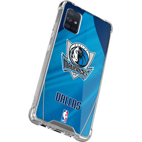 NBA Dallas Mavericks Jersey Galaxy A71 5G Clear Case