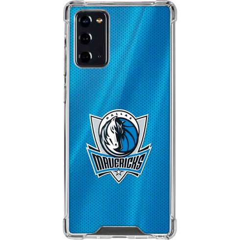 NBA Dallas Mavericks Jersey Galaxy Note20 5G Clear Case