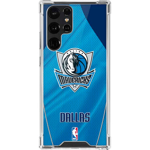NBA Dallas Mavericks Jersey Galaxy S22 Ultra Clear Case