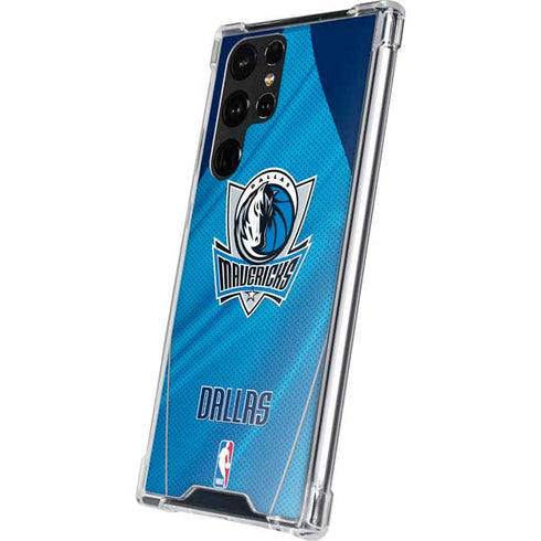 NBA Dallas Mavericks Jersey Galaxy S22 Ultra Clear Case