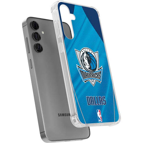 NBA Dallas Mavericks Jersey Galaxy S24 Plus Clear Case