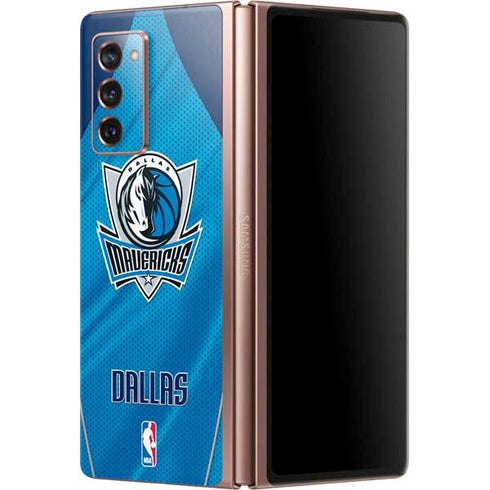 NBA Dallas Mavericks Jersey Galaxy Z Fold2 5G Skin