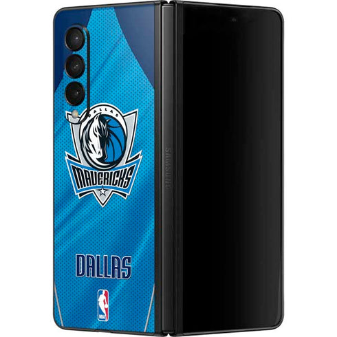 NBA Dallas Mavericks Jersey Galaxy Z Fold3 5G Skin