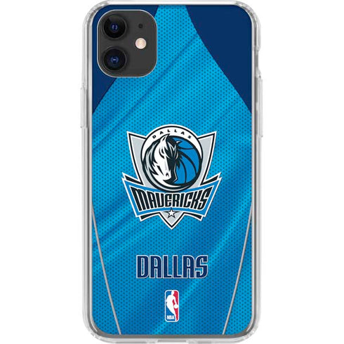 NBA Dallas Mavericks Jersey iPhone 11 Clear Case