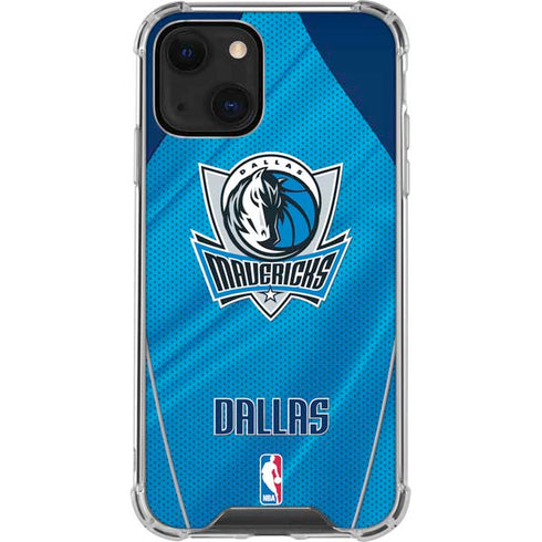 NBA Dallas Mavericks Jersey iPhone 13 Mini Clear Case