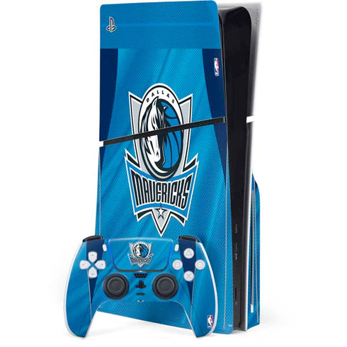 NBA Dallas Mavericks Jersey PS5 Slim Disk Bundle Skin