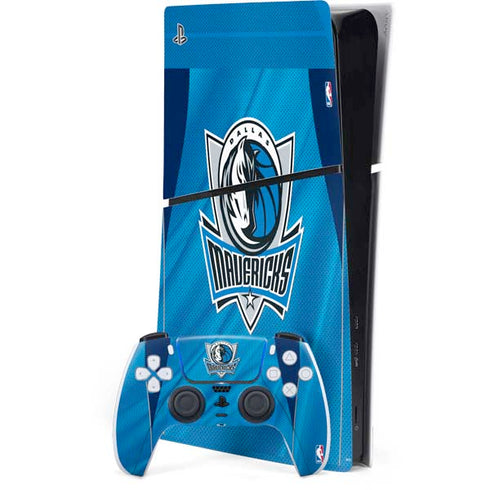 NBA Dallas Mavericks Jersey PS5 Slim Digital Edition Console Skin
