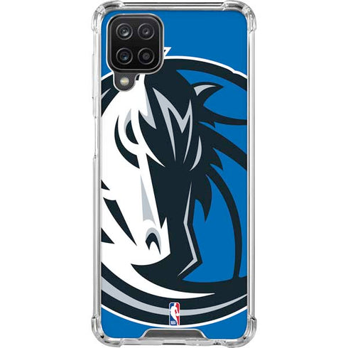 NBA Dallas Mavericks Large Logo Galaxy A12 Clear Case